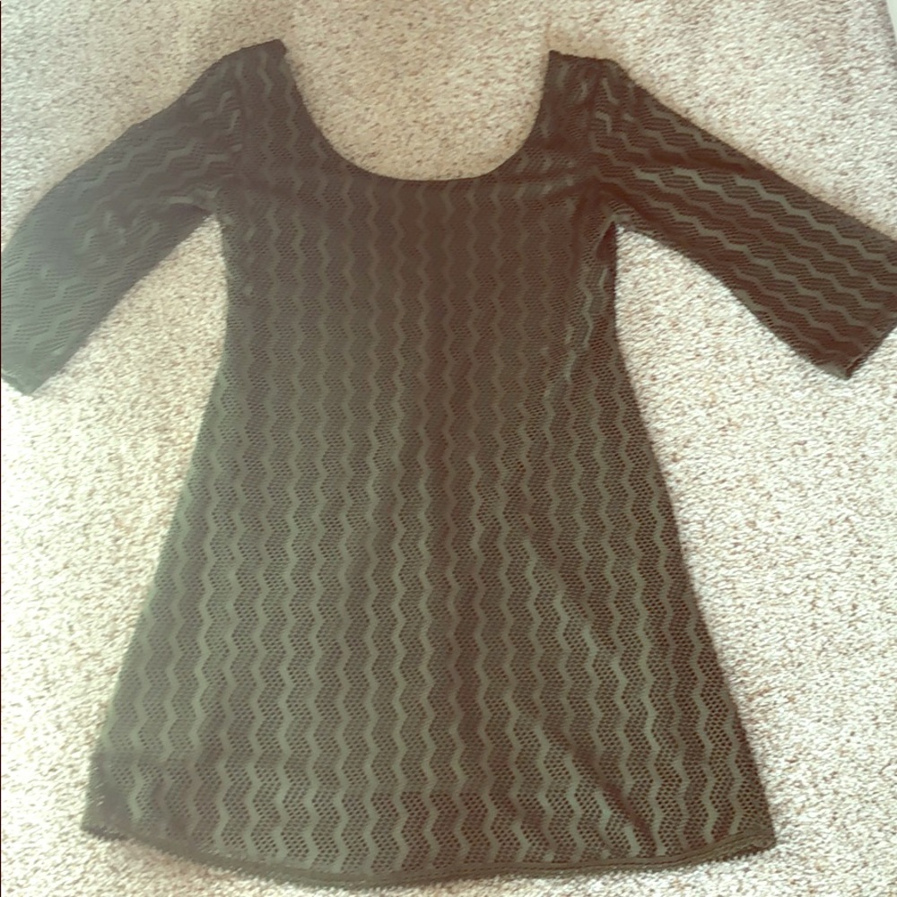 As U Wish Olive Dress Small